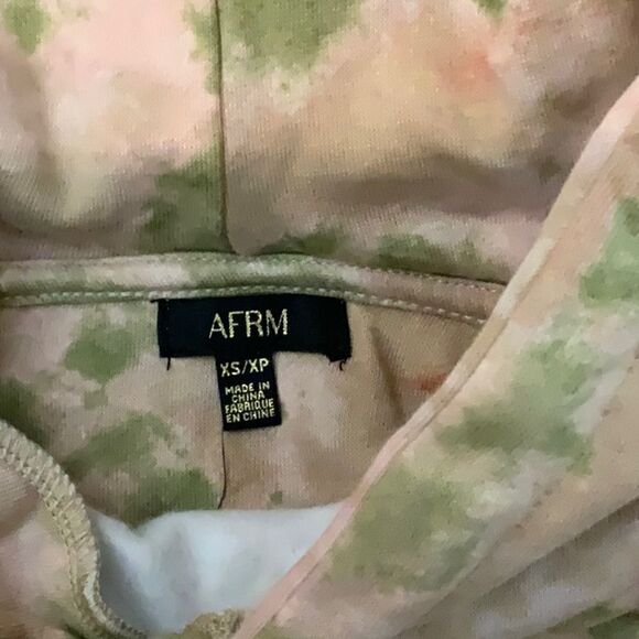AFRM Pink and Green Tie Die Hoodie size XS, New with tags, Women’s Hoodie - Picture 7 of 11